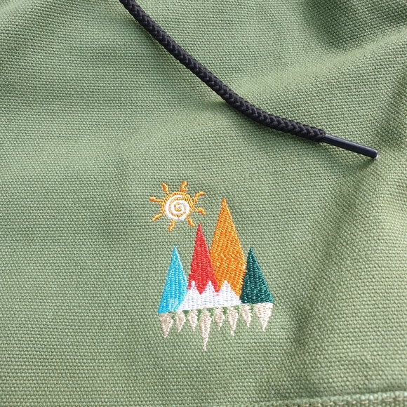 ToGood Canvas Crossbody Tote Purse - Picture 2 of 12